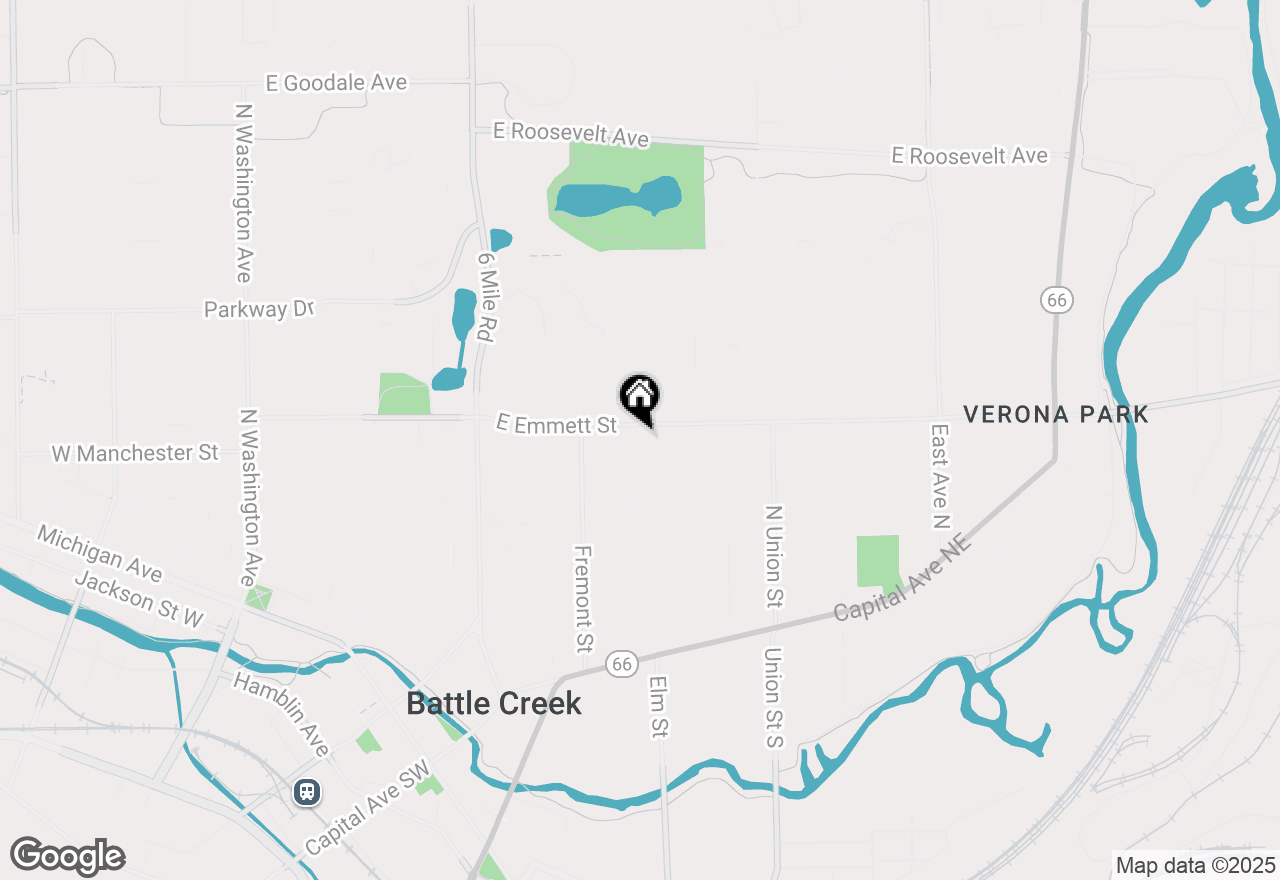 Map of 210 Chestnut Street, Battle Creek, MI 0