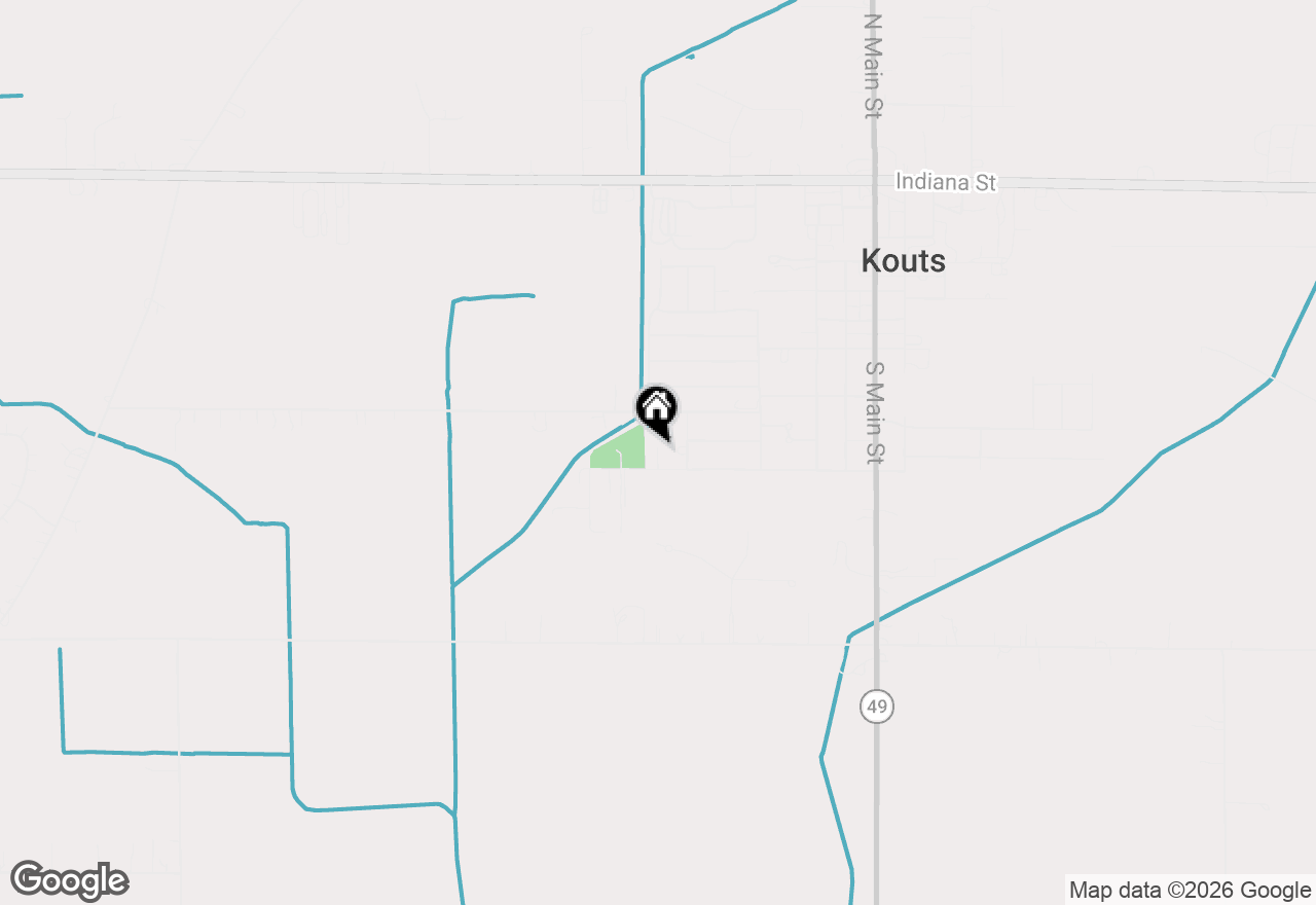 Map of 812 W Daumer Road #C1, Kouts, IN 46347