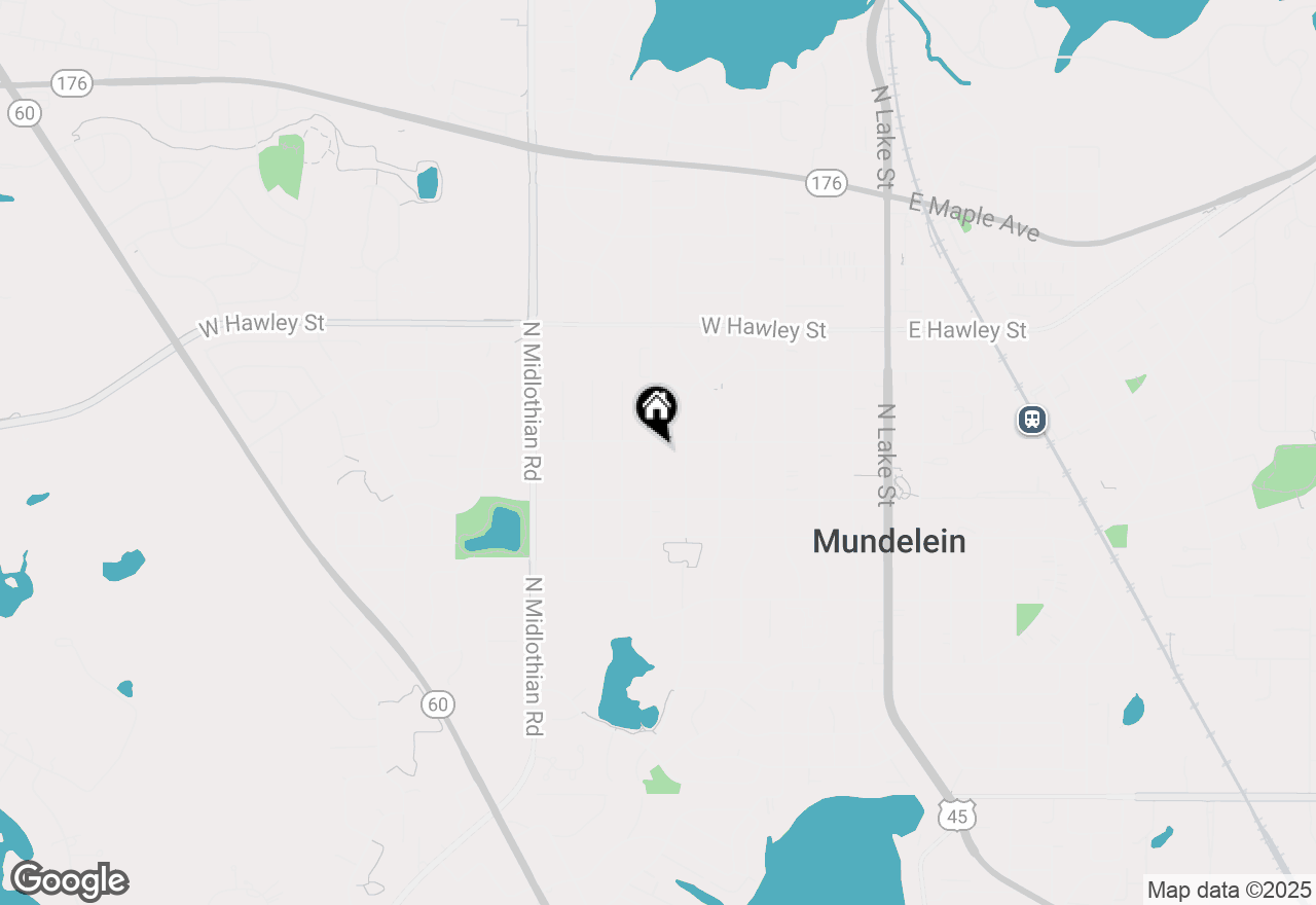 Map of 163 N California Avenue, Mundelein, IL 60060