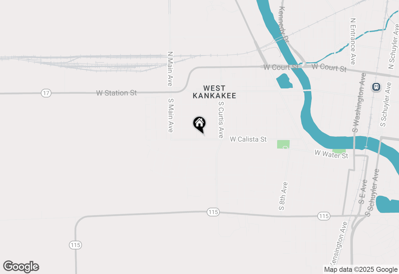 Map of 681 S Tanner Avenue, Kankakee, IL 60901