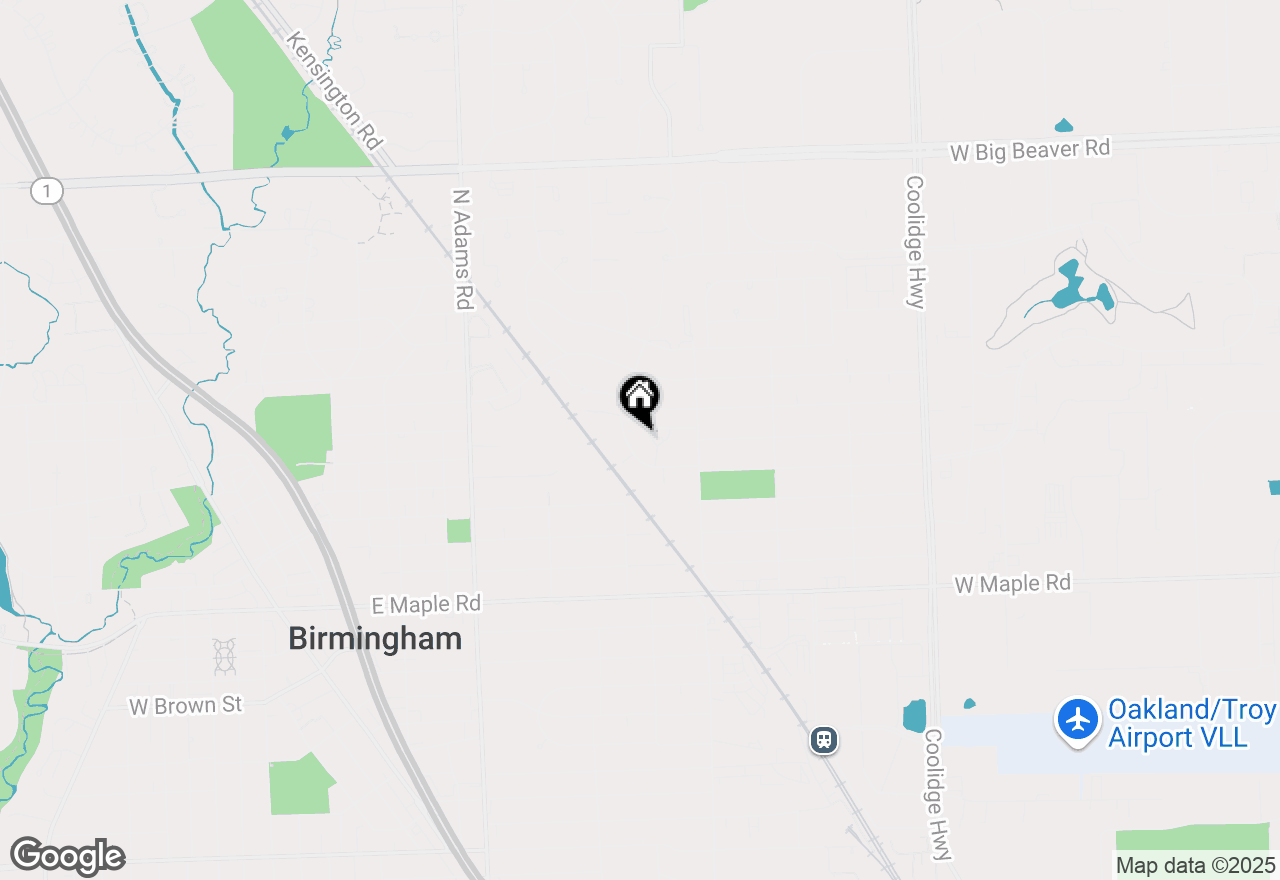 Map of 726 Graefield Court, Birmingham, MI 48009