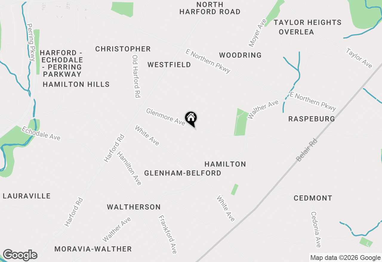 Map of 5932 Bertram Avenue, Baltimore, MD 21214