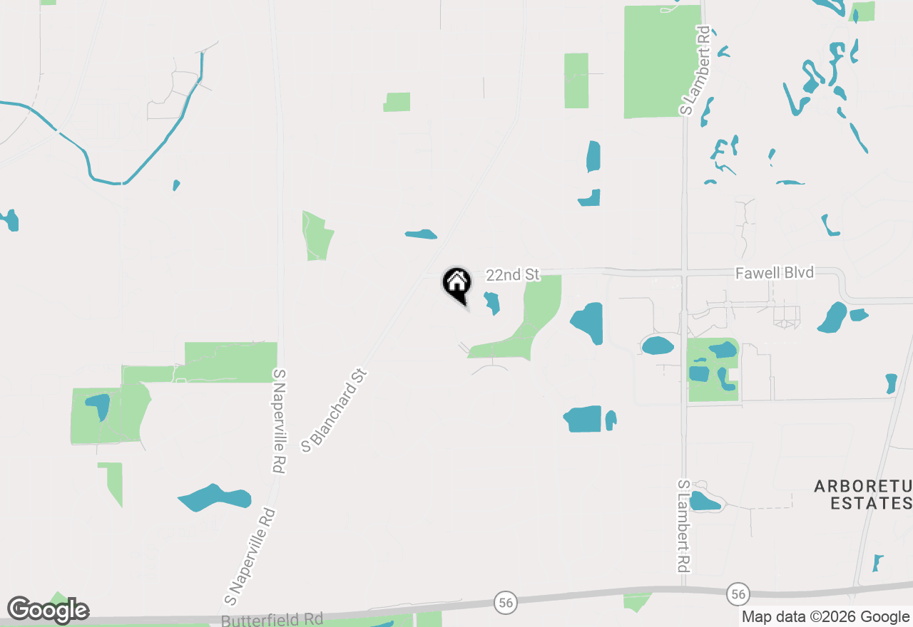 Map of 1694 Farragut Court #C, Wheaton, IL 60189