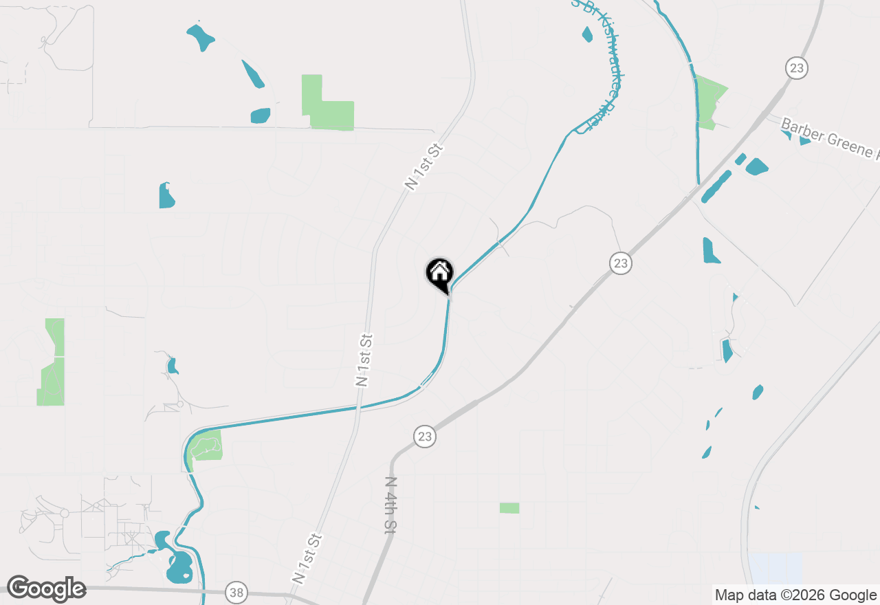 Map of 181 Tilton Park Drive, Dekalb, IL 60115