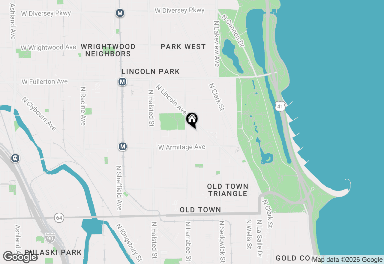 Map of 2054 N Mohawk Street, Chicago, IL 60614