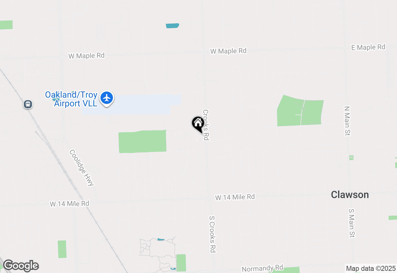 Map of 1859 Wickham Street, Royal Oak, MI 48073
