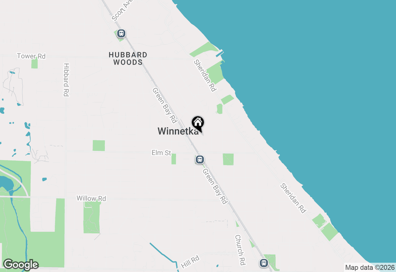 Map of 610 Lincoln Avenue, Winnetka, IL 60093