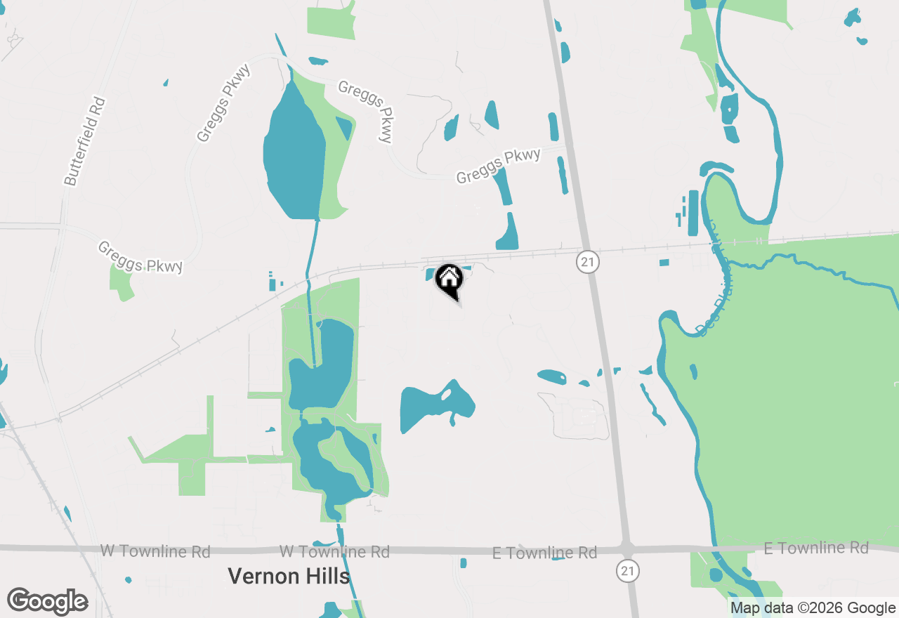 Map of 23145 N Pinehurst Drive, Kildeer, IL 60047