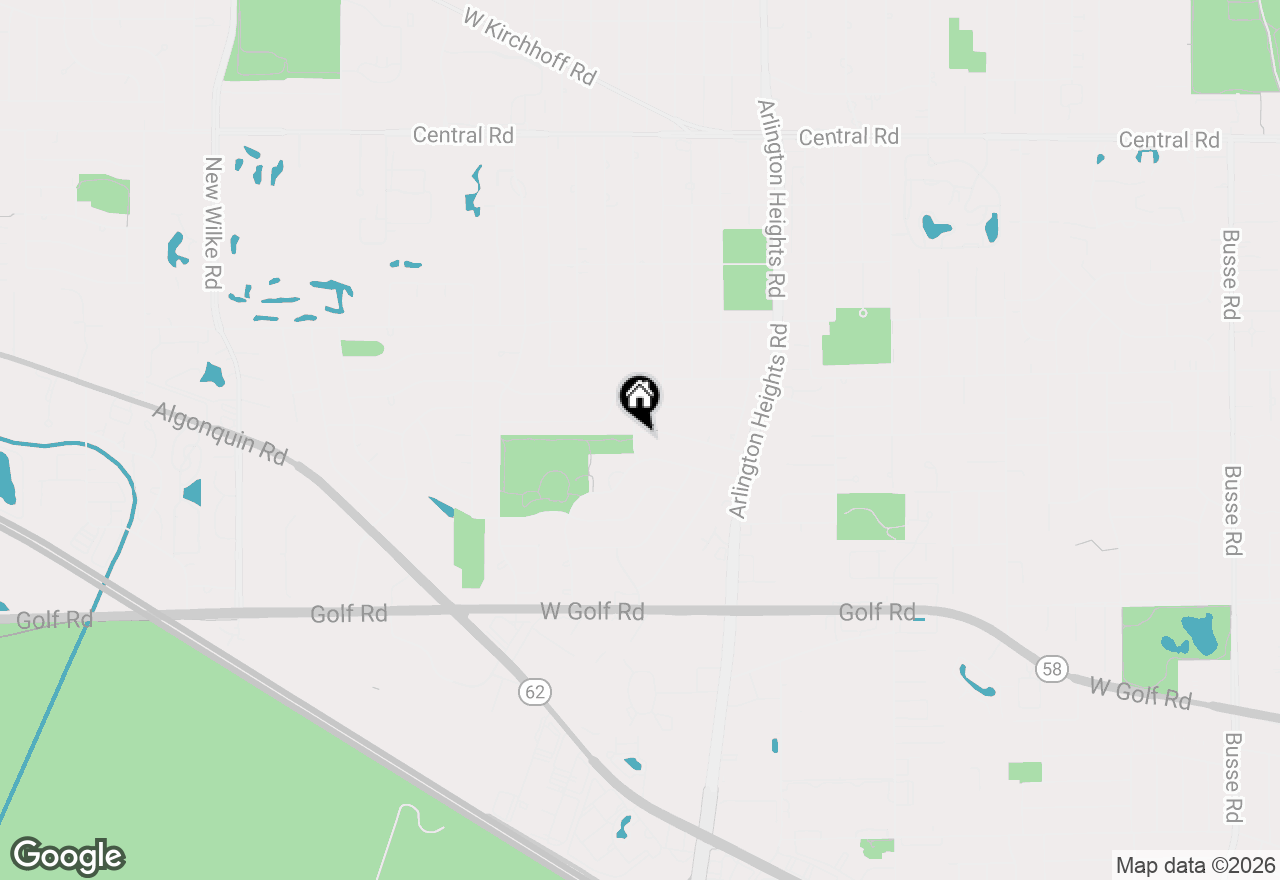 Map of 1443 S Highland Avenue, Arlington Heights, IL 60005