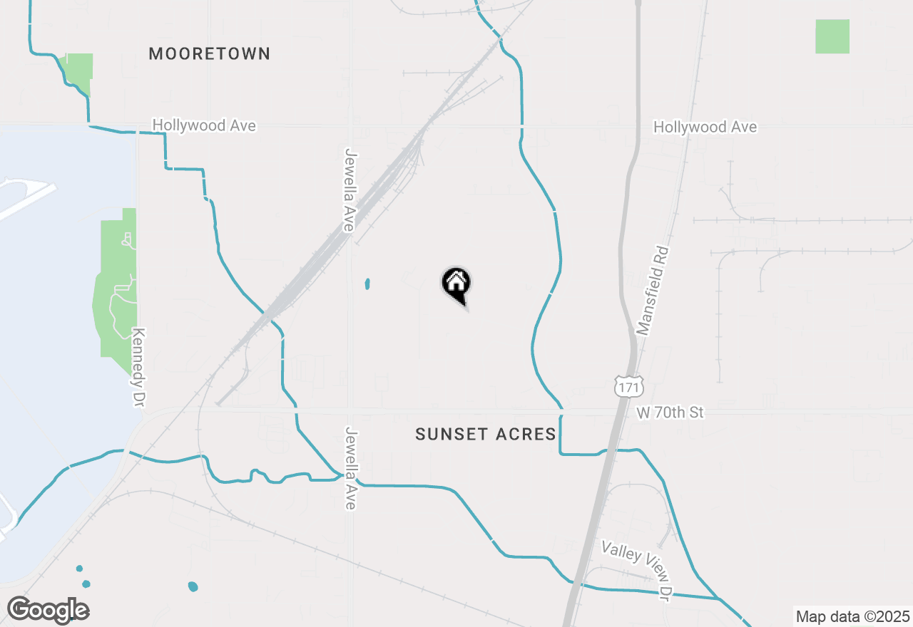 Map of 3030 Amherst Street, Shreveport, LA 71108