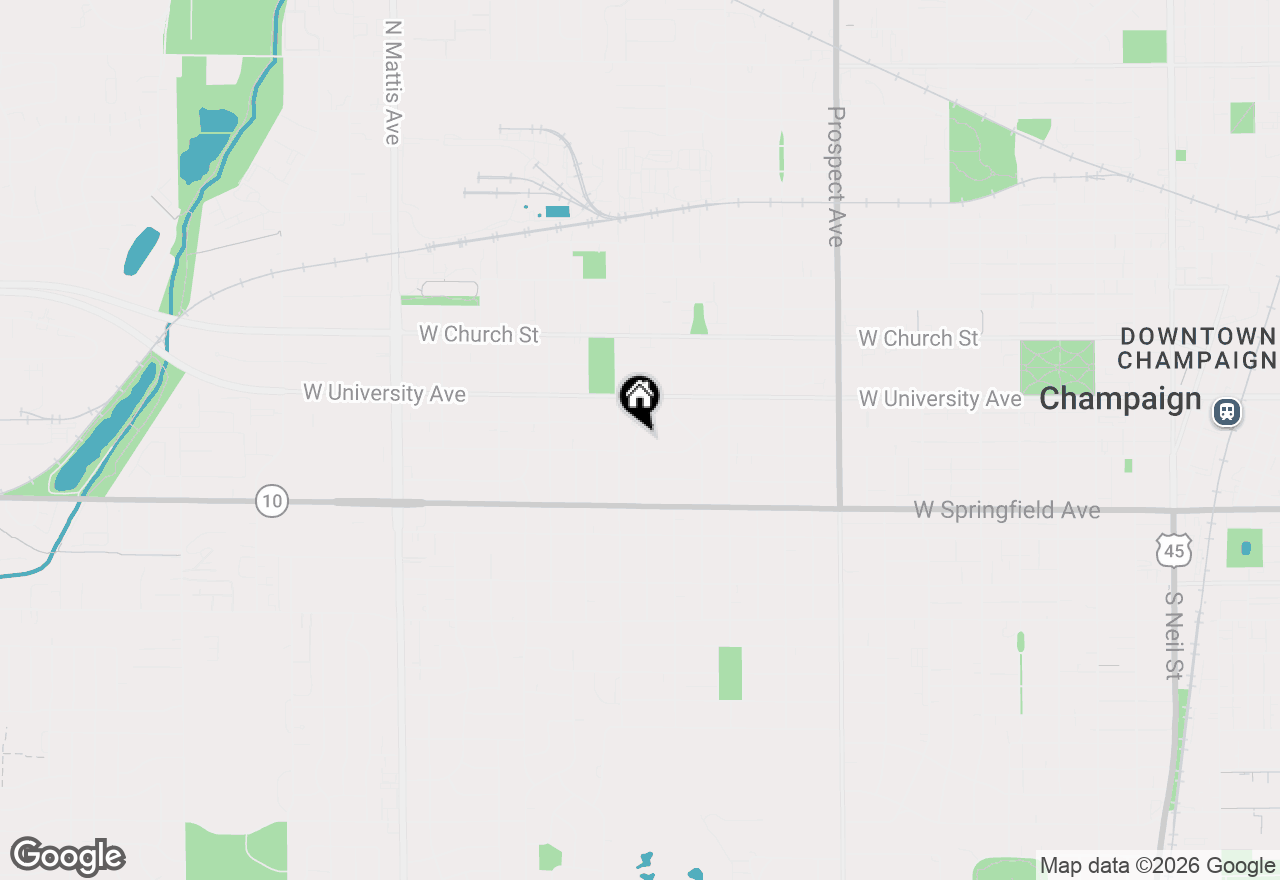 Map of 204 Flora Drive, Champaign, IL 61821