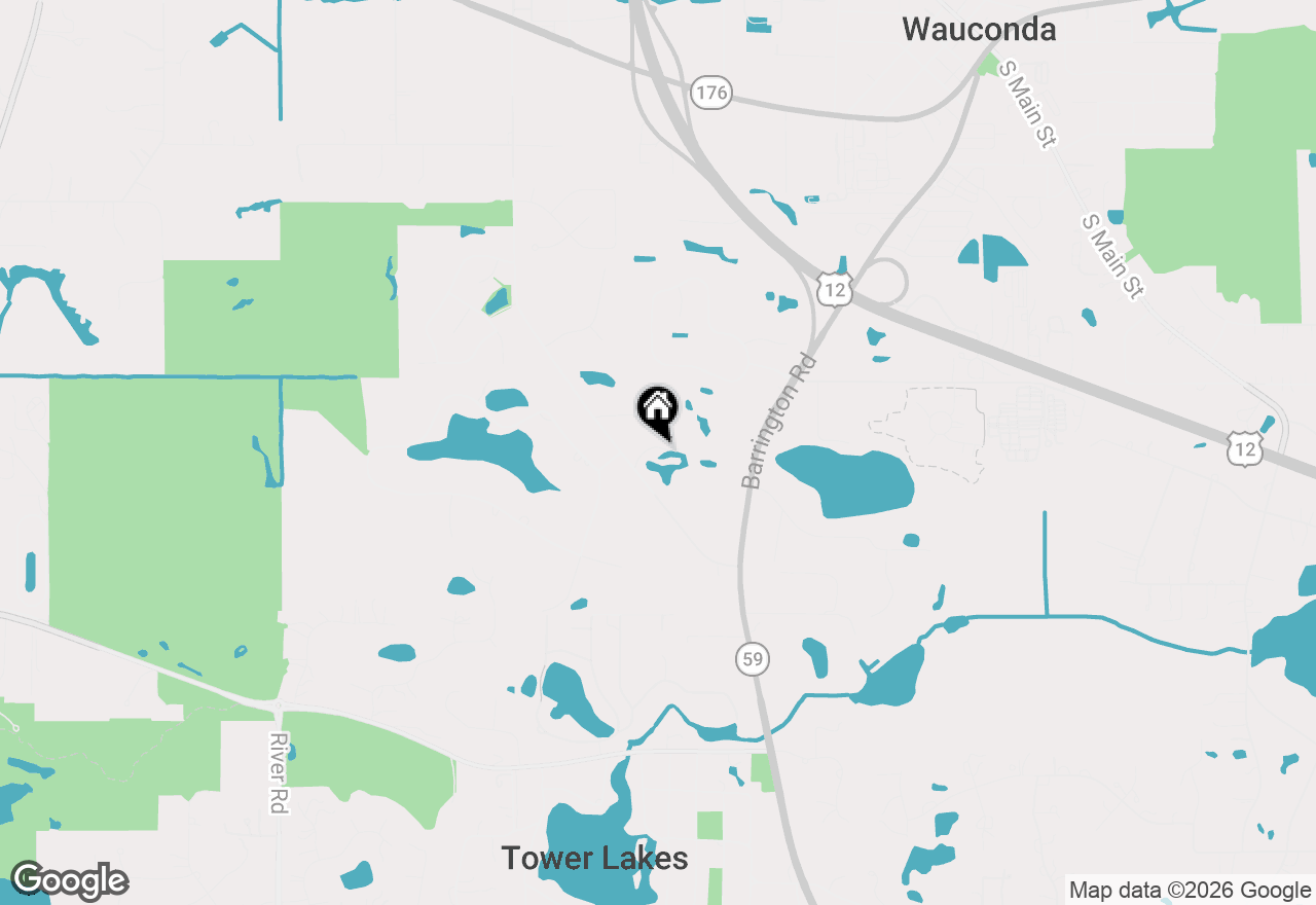 Map of 26701 W Karen Drive, Wauconda, IL 60084