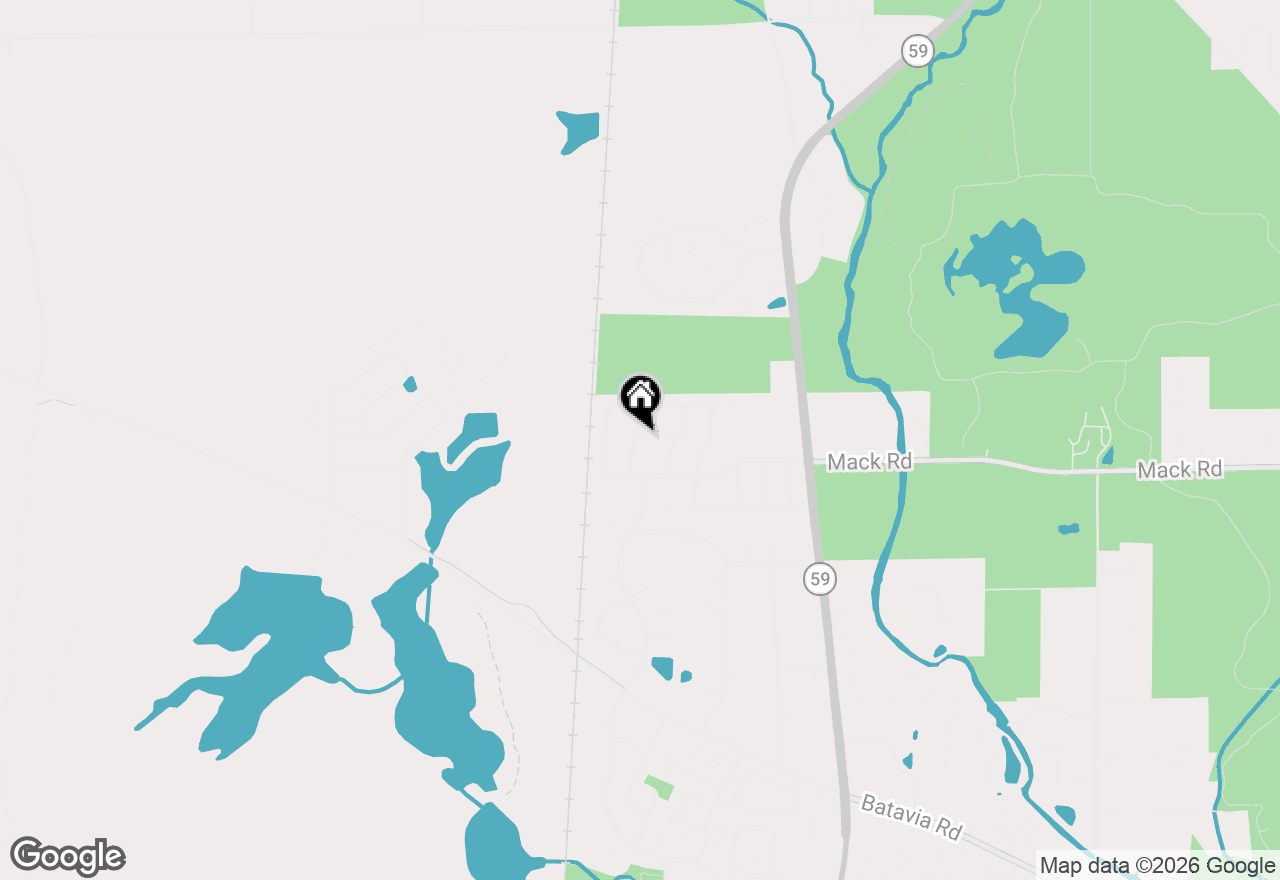 Map of 1s731 Sheffield Lane, Warrenville, IL 60555