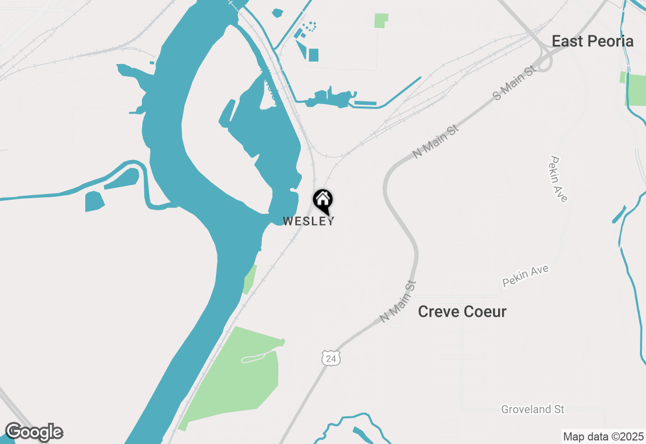 Map of 472 Hillcrest Drive, Creve Coeur, IL 61610