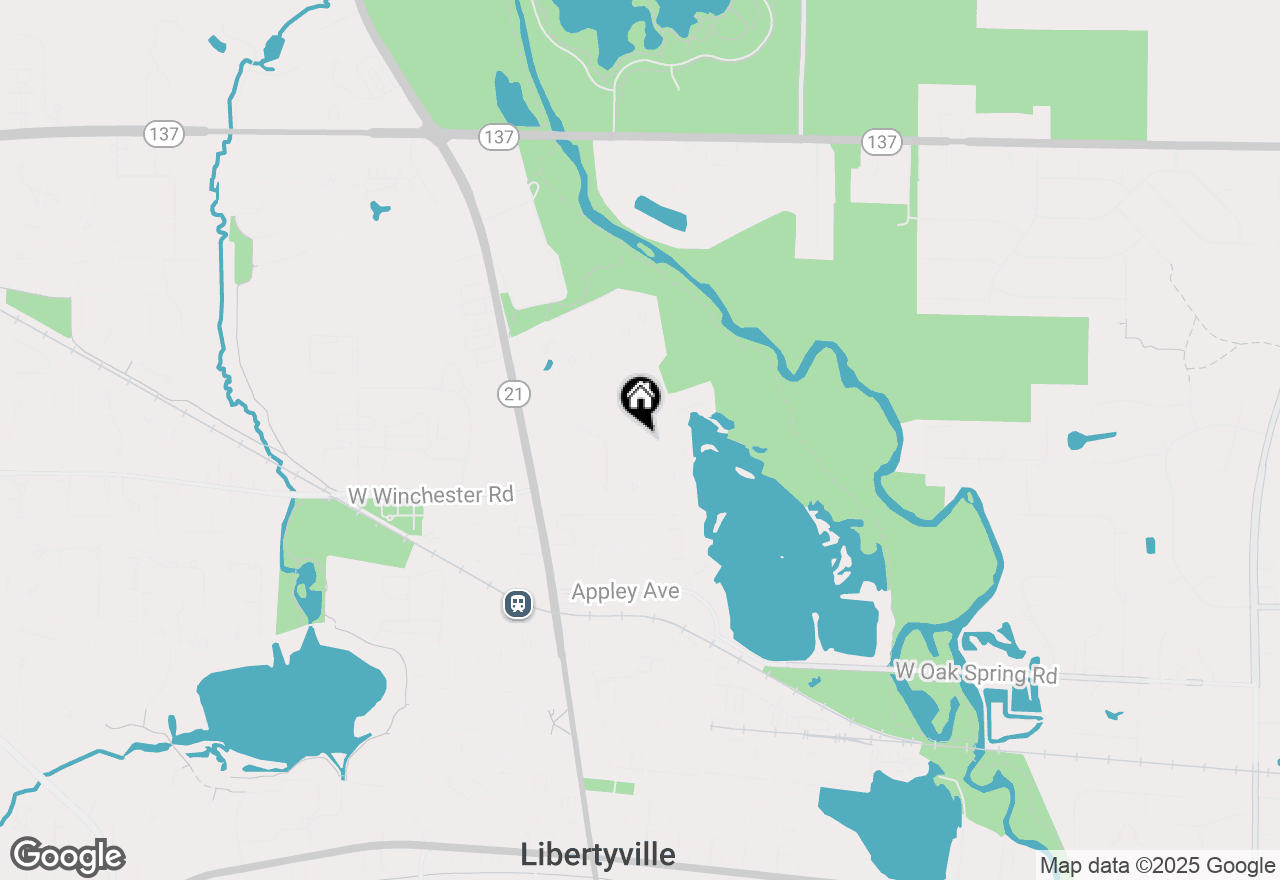 Map of 310 Hyatt Drive, Libertyville, IL 60048