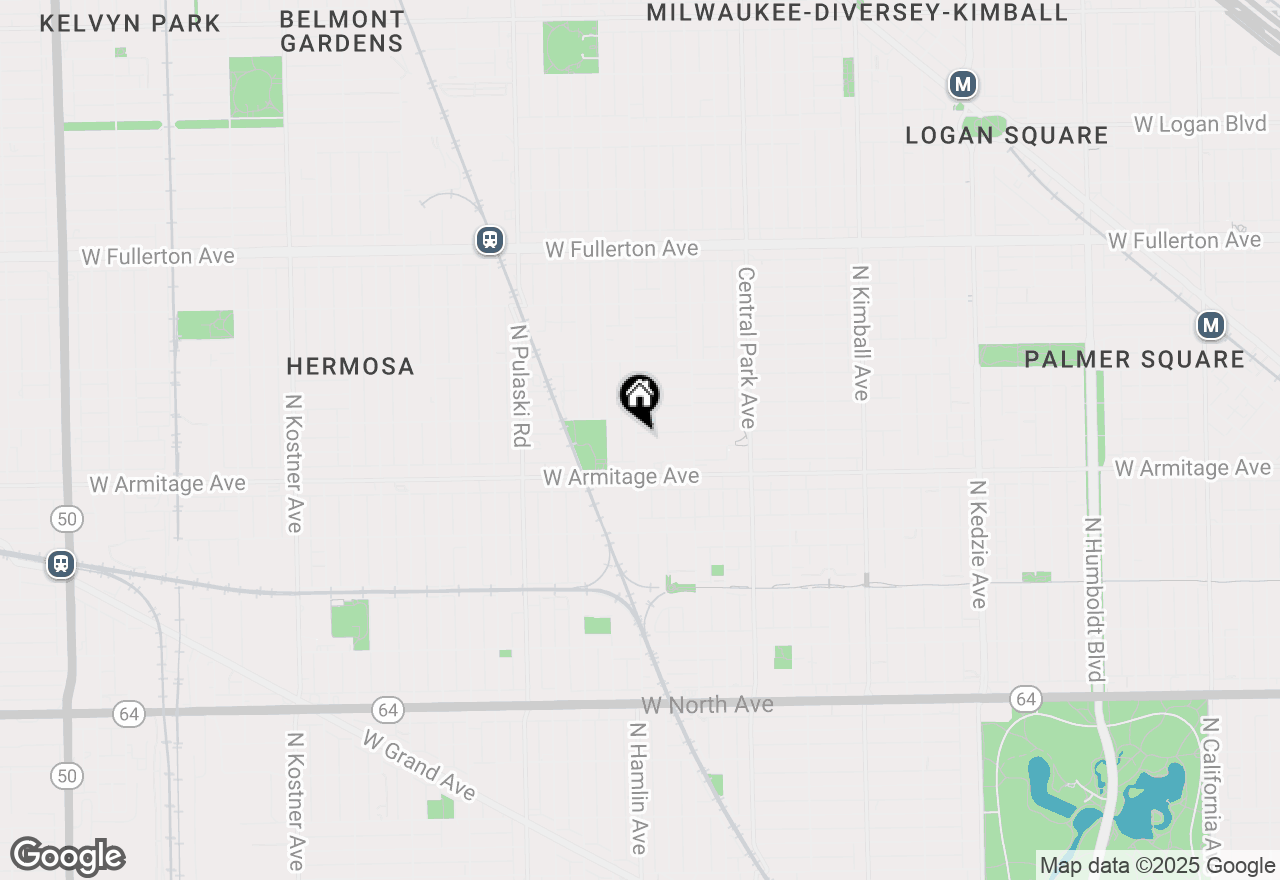 Map of 3758 W Mclean Avenue #CH1, Chicago, IL 60647