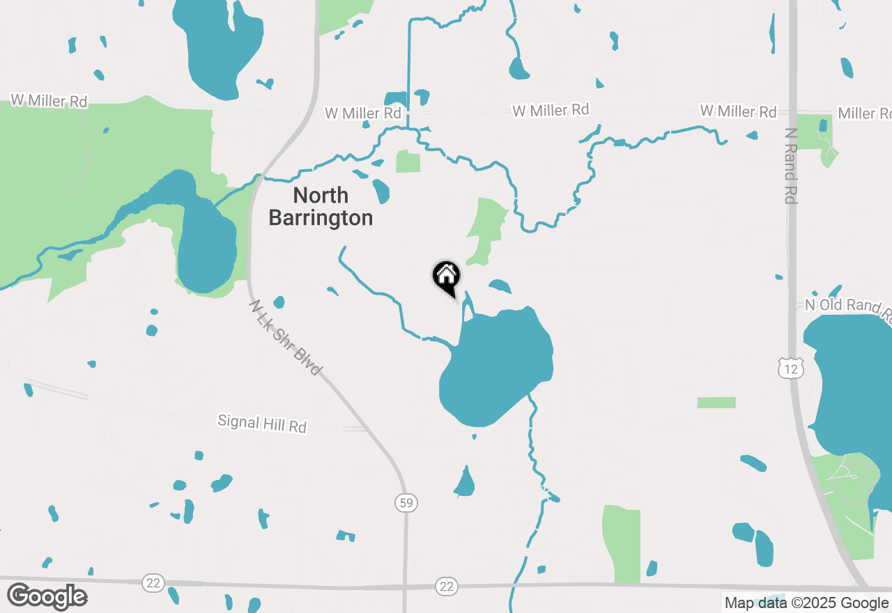 Map of 205 Orchard Road, North Barrington, IL 60010