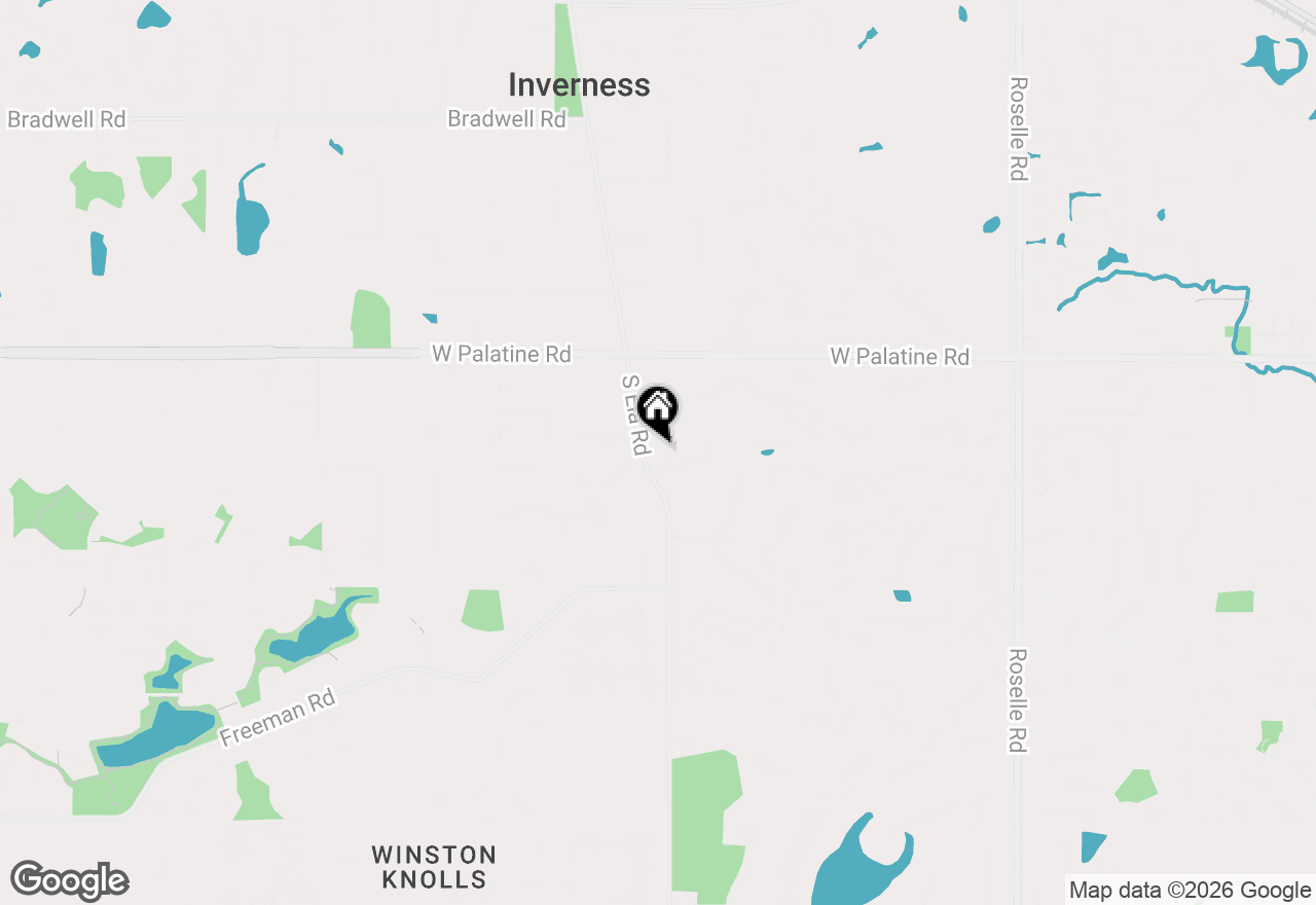 Map of 2038 Camphill Circle, Inverness, IL 60067