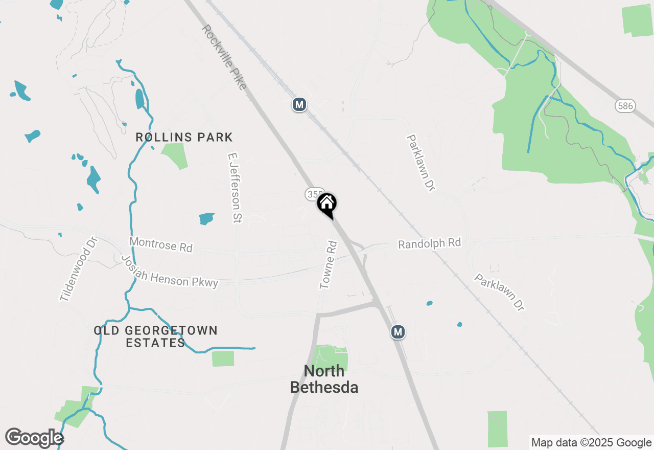 Map of 5906 Hubbard Drive #4-A, Rockville, MD 20852