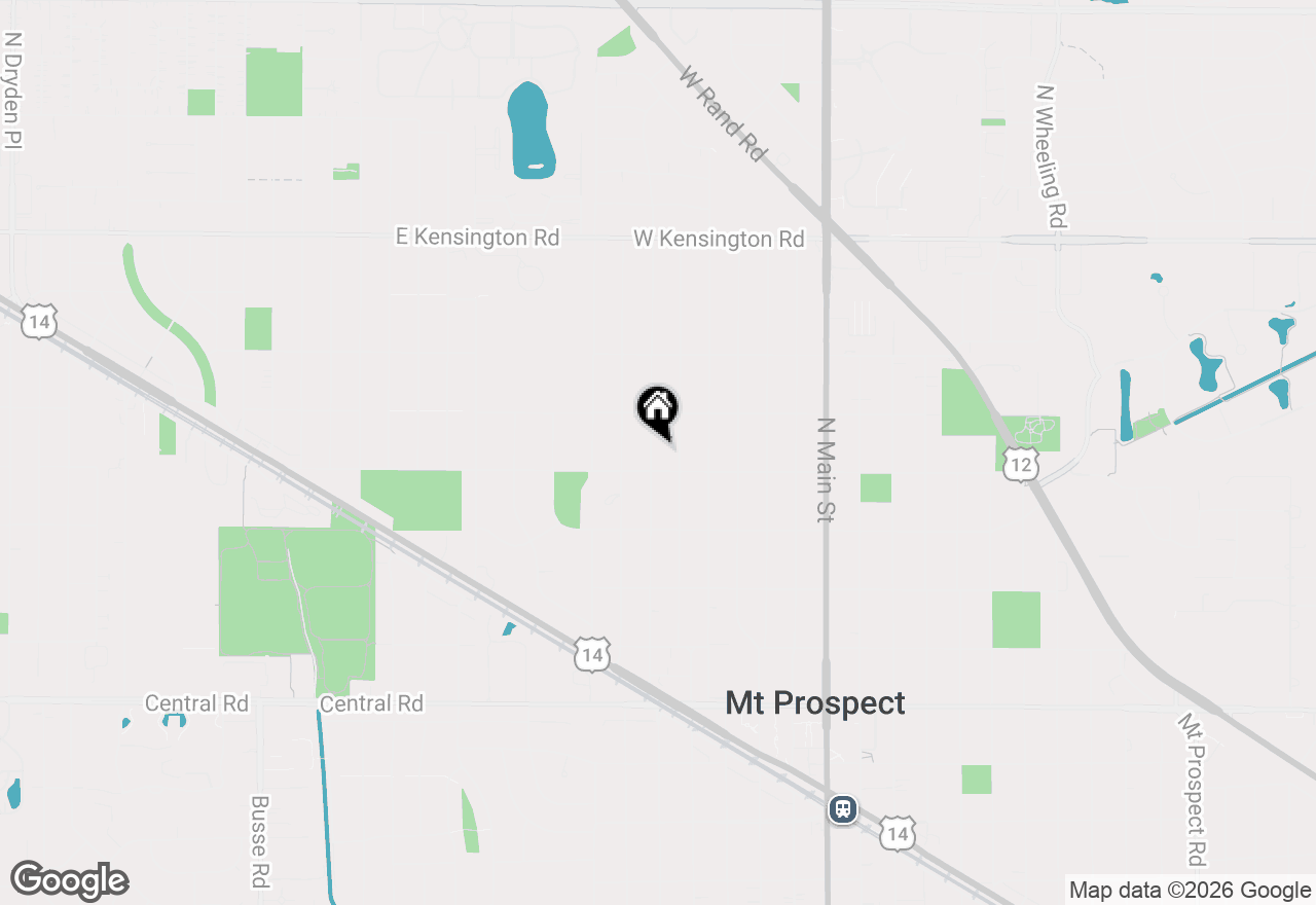 Map of 407 N Prospect Manor Avenue, Mount Prospect, IL 60056
