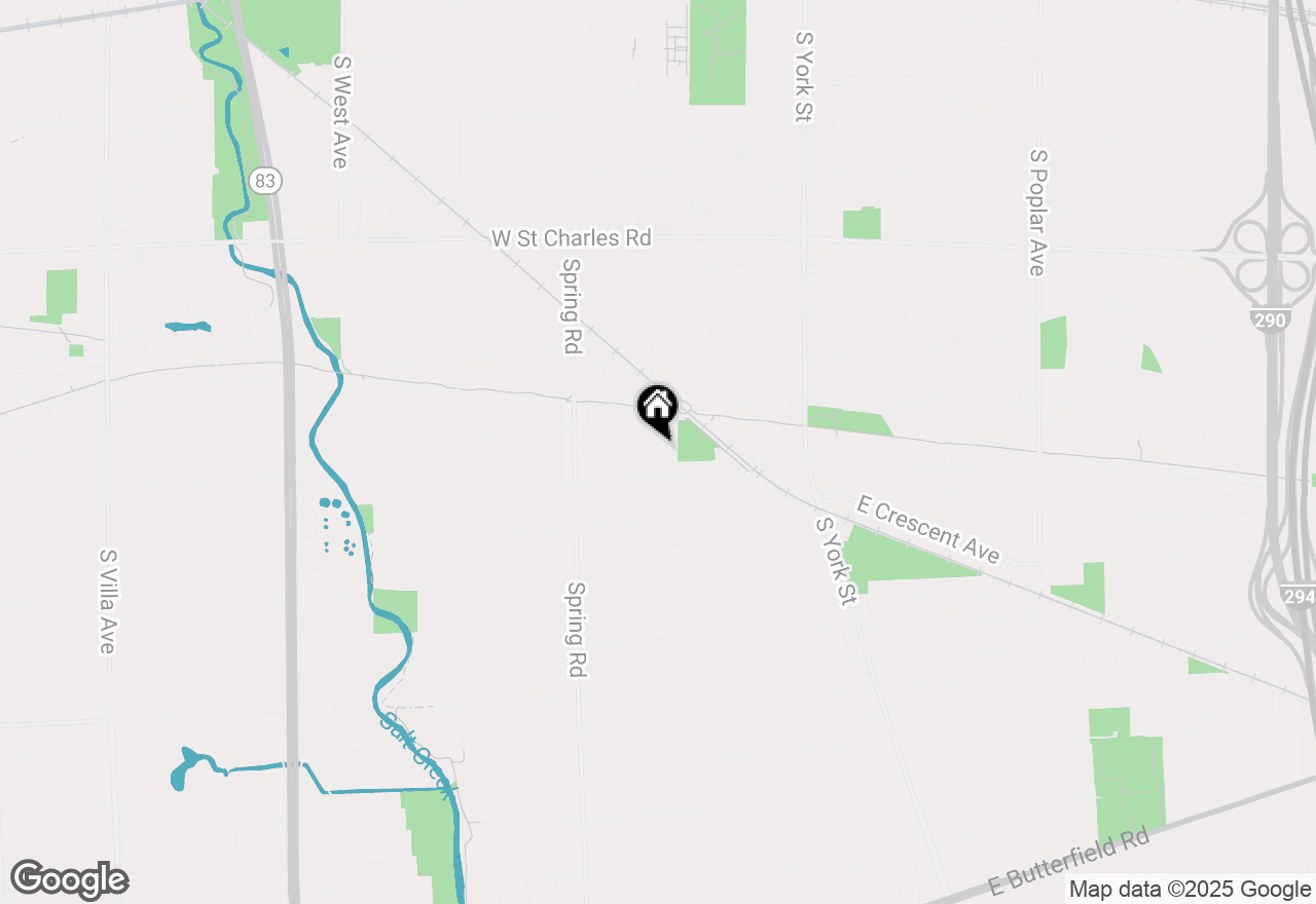 Map of 546 Mitchell Avenue, Elmhurst, IL 60126