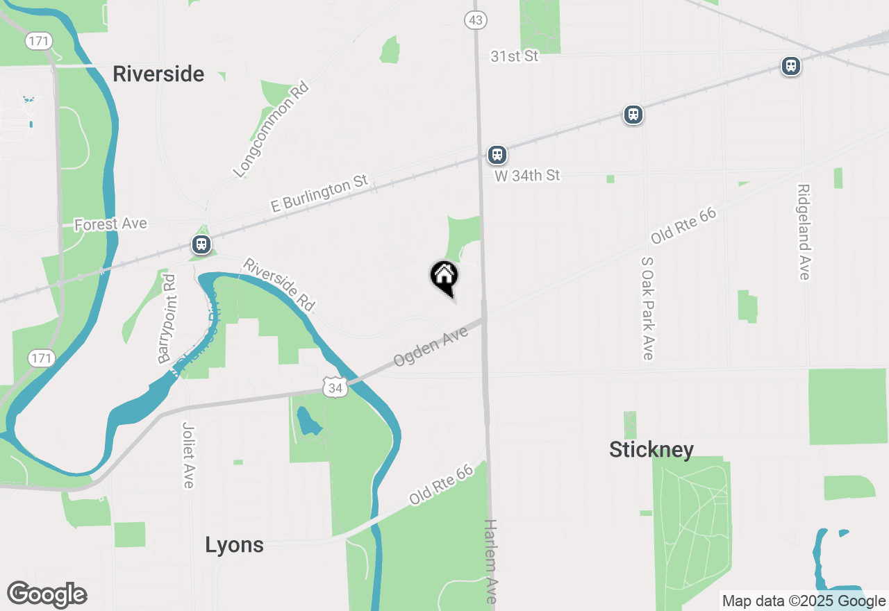 Map of 369 Blackhawk Road, Riverside, IL 60546