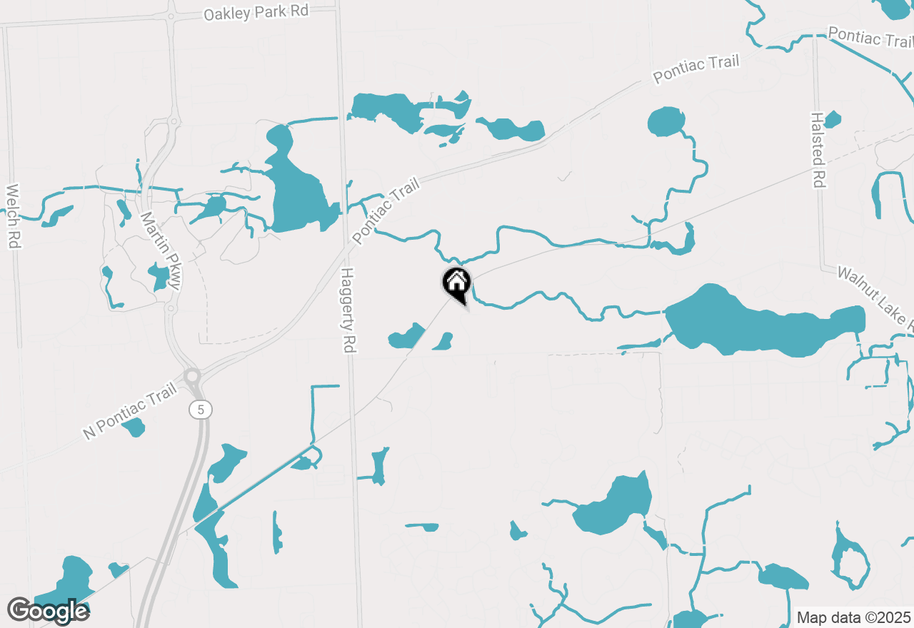 Map of 5332 Trail Vista Dr, West Bloomfield, MI 48323