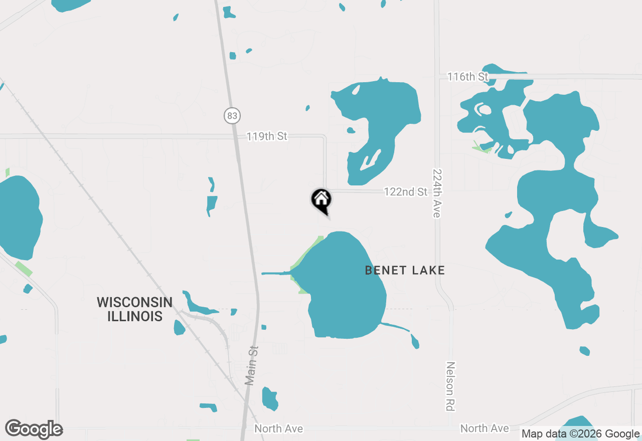 Map of 12323 233rd Ave, Trevor, WI 53179