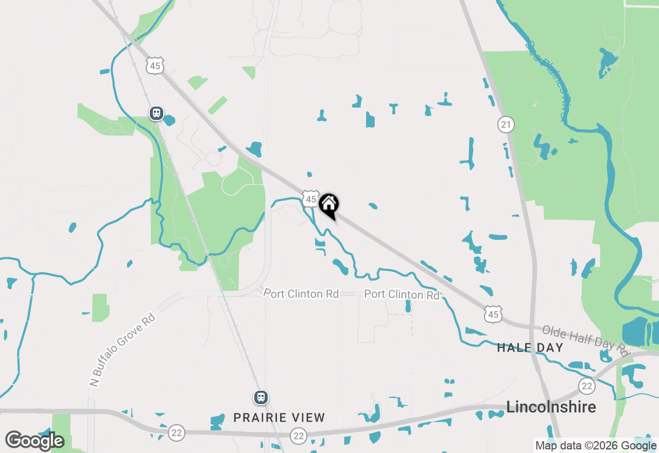 Map of 874 Writer Court, Vernon Hills, IL 60061