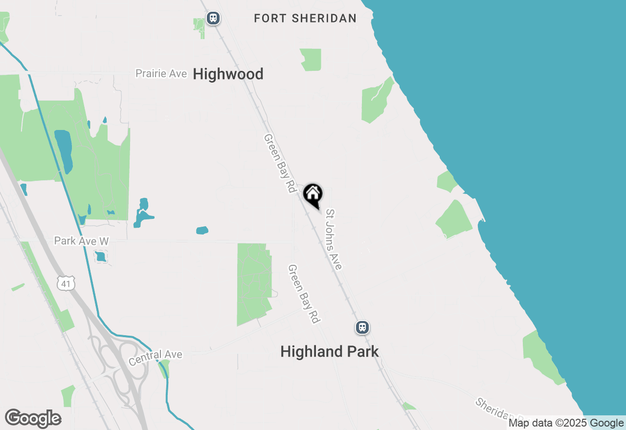 Map of 2086 Saint Johns Avenue #306, Highland Park, IL 60035