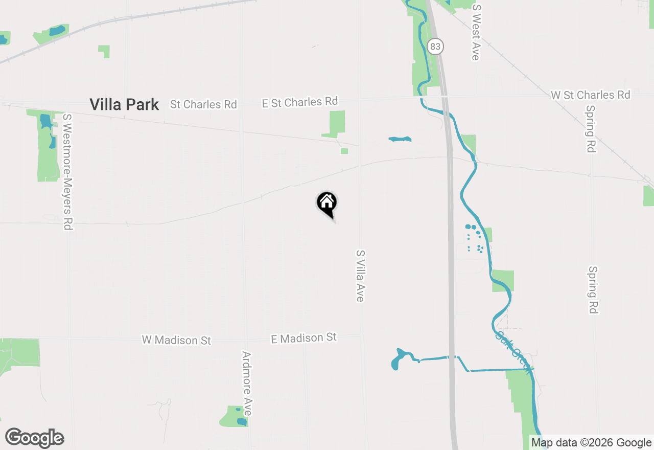 Map of 245 E Highland Avenue, Villa Park, IL 60181
