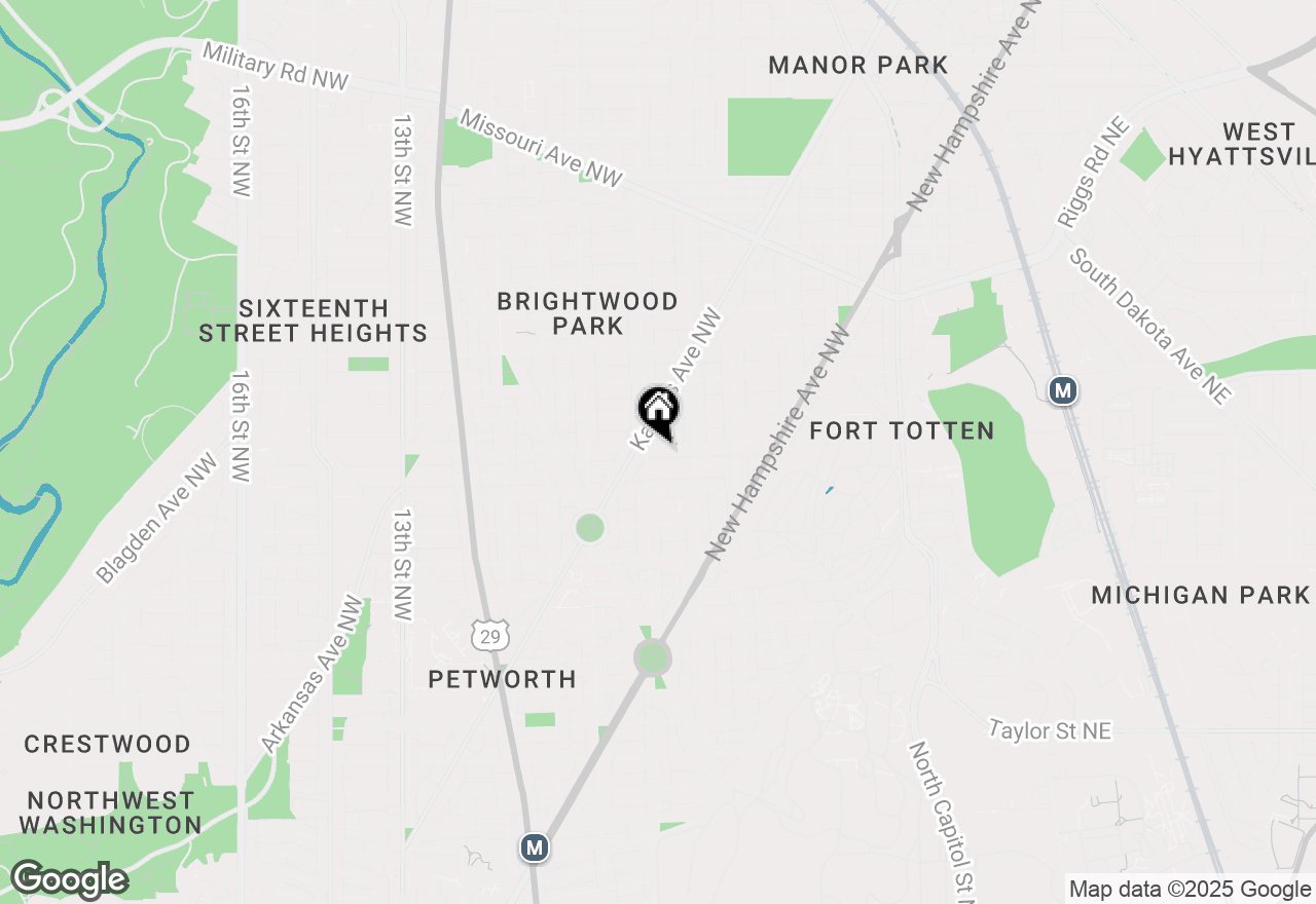 Map of 438 Emerson Street Nw, Washington, DC 20011