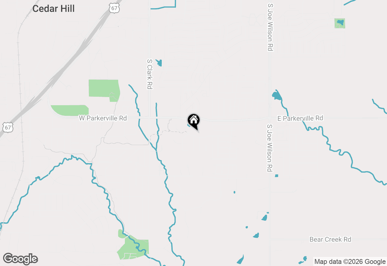 Map of 708 Clement Drive, Cedar Hill, TX 75104