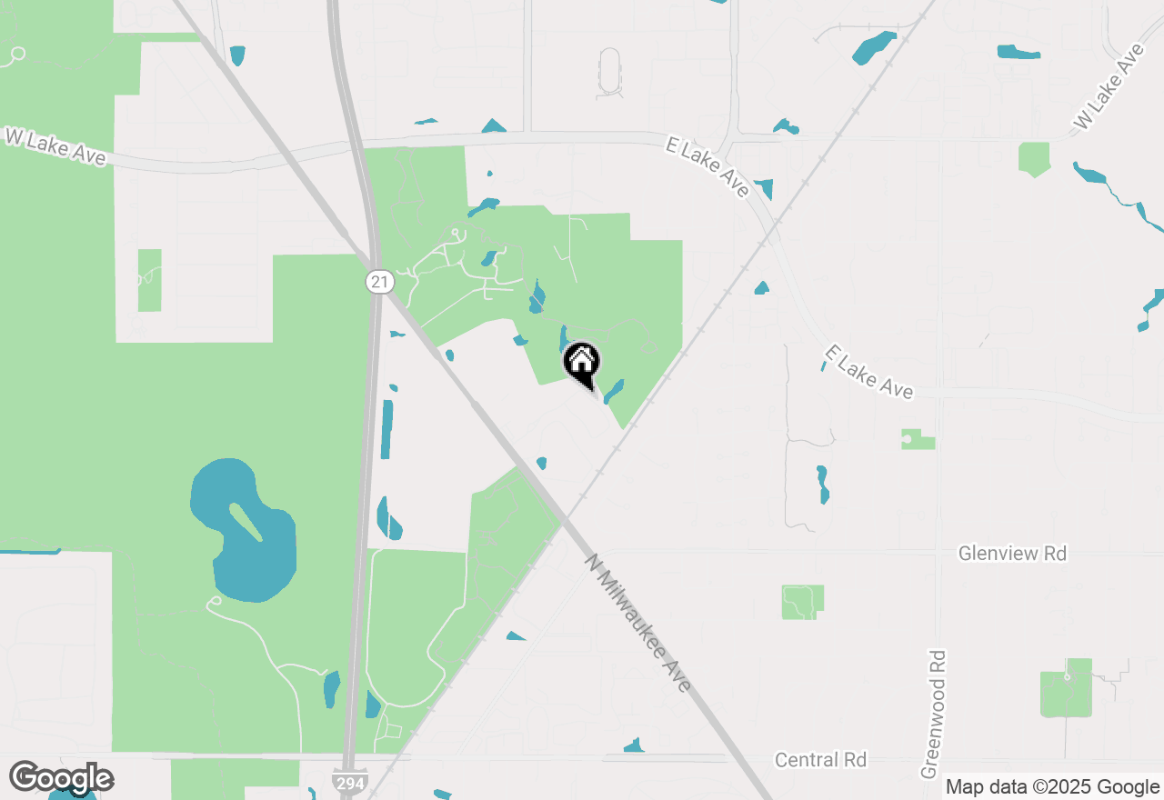 Map of 1053 Ironwood Court, Glenview, IL 60025