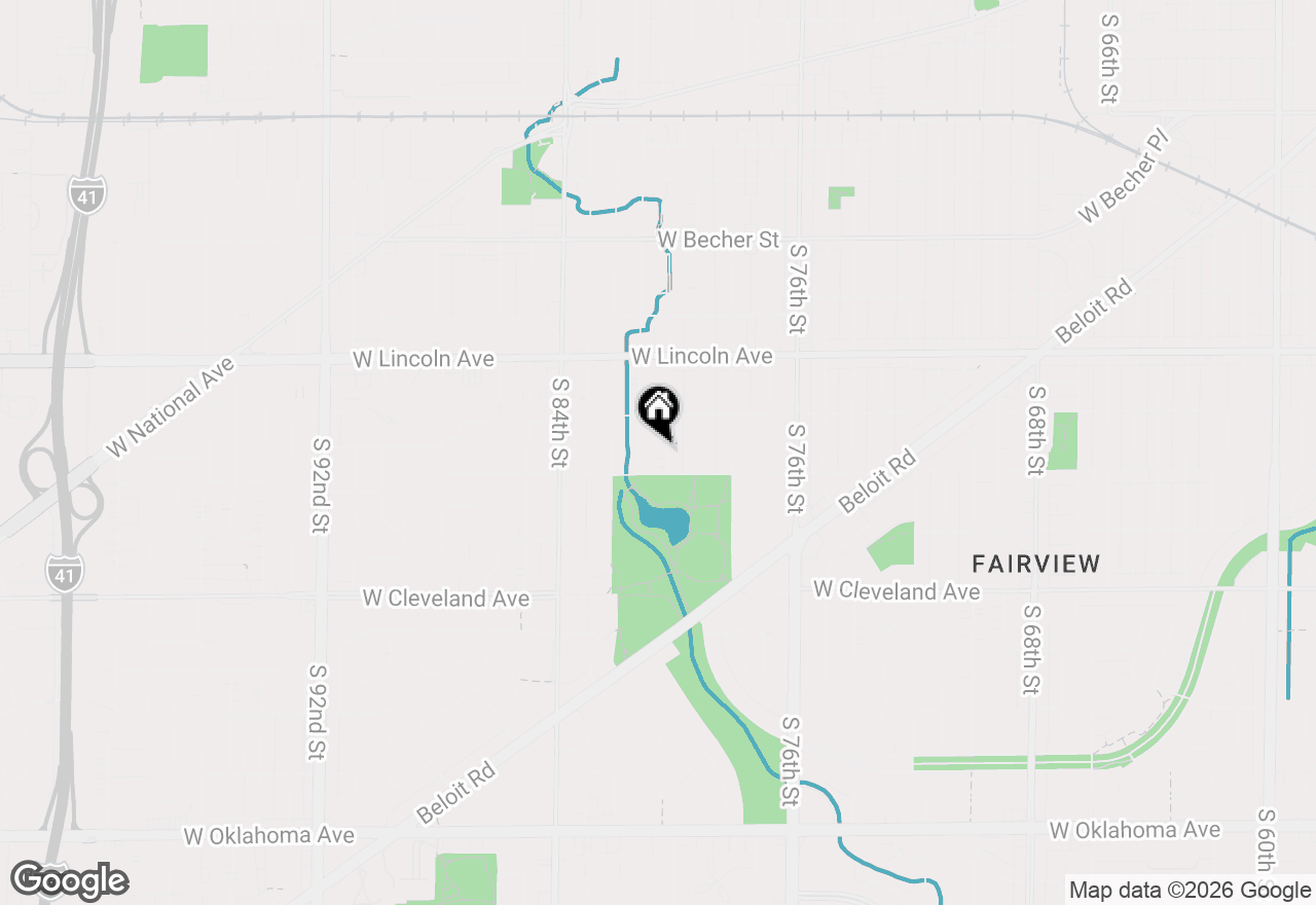 Map of 2449 S 80th St, West Allis, WI 53219