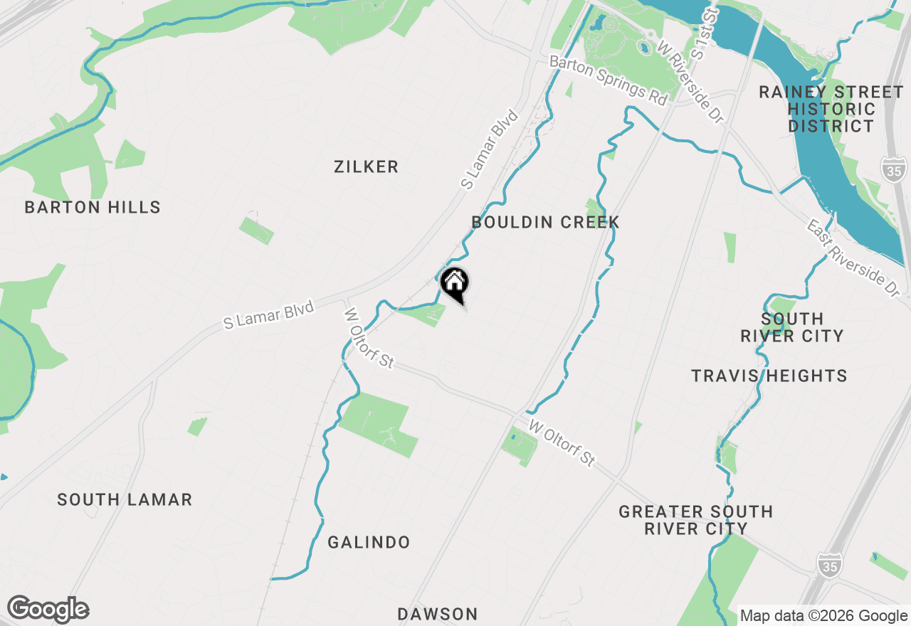 Map of 1005 W Johanna St, Austin, TX 78704