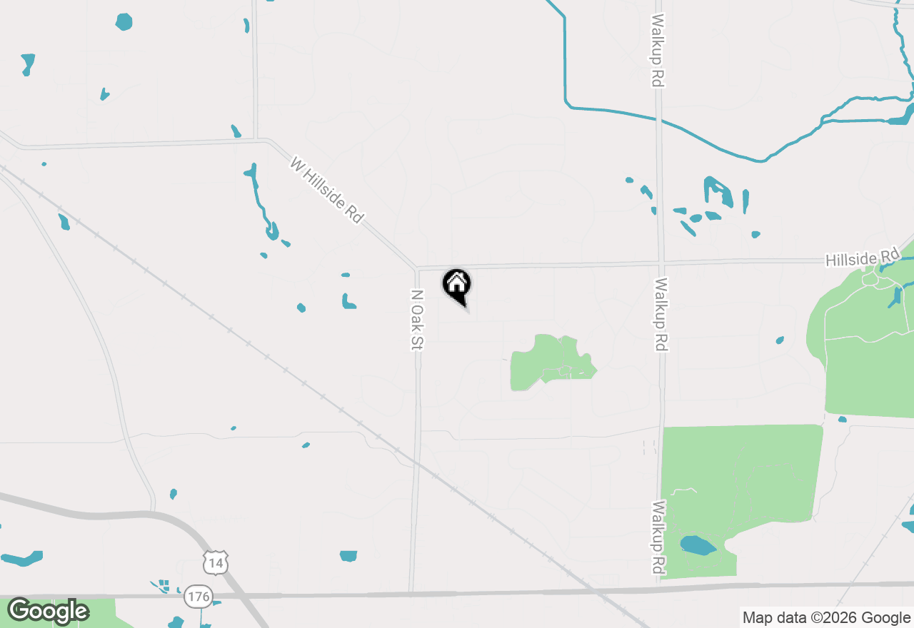 Map of 6914 Meadow Drive, Crystal Lake, IL 60012