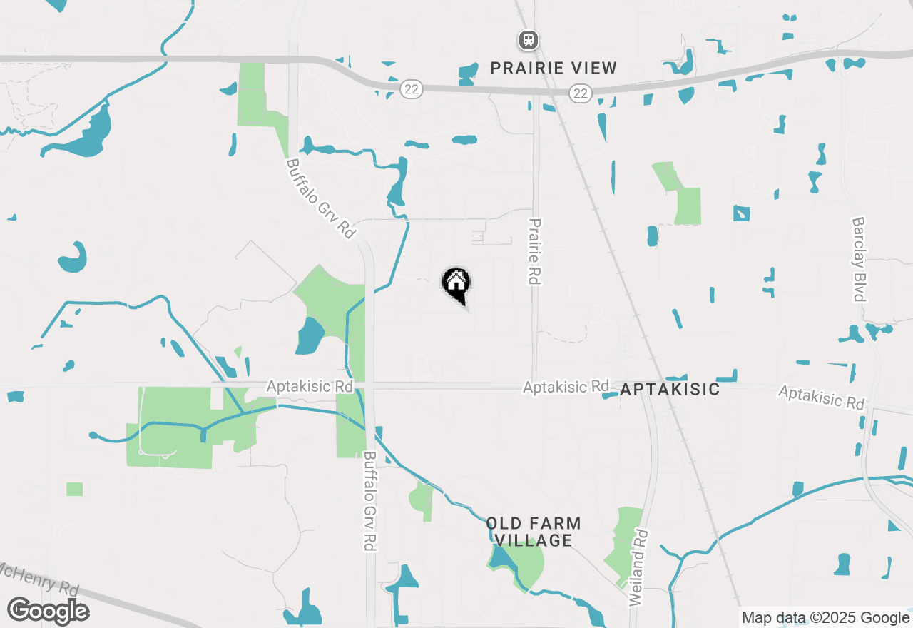 Map of 361 Hoffmann Drive, Buffalo Grove, IL 60089