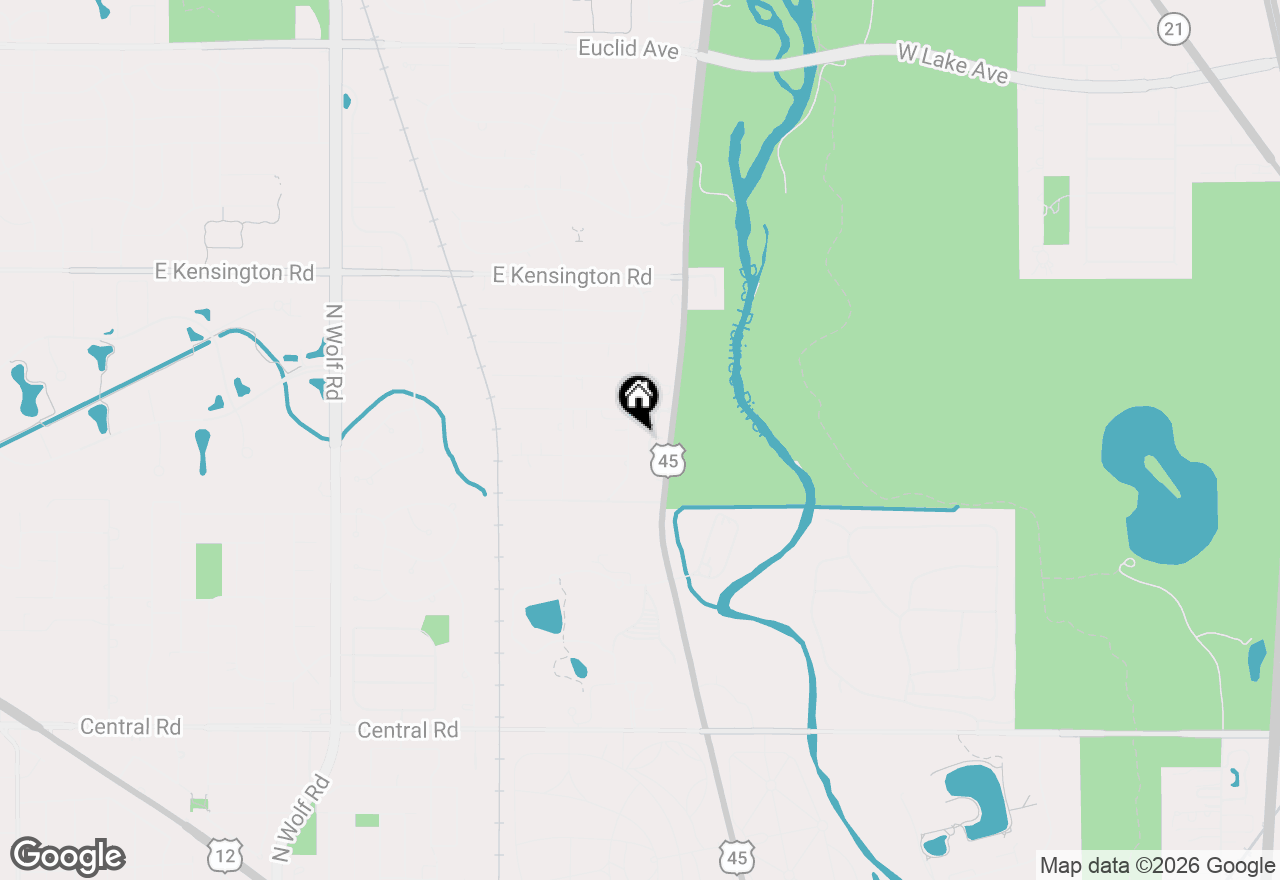 Map of 221 N Graylynn Drive, Mount Prospect, IL 60056