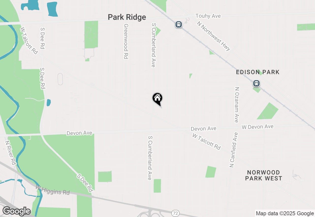 Map of 819 Albion Avenue, Park Ridge, IL 60068