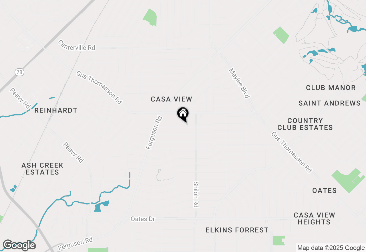 Map of 2625 San Medina Avenue, Dallas, TX 75228