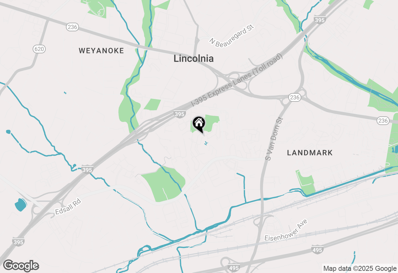 Map of 205 Yoakum Parkway #1712, Alexandria, VA 22304