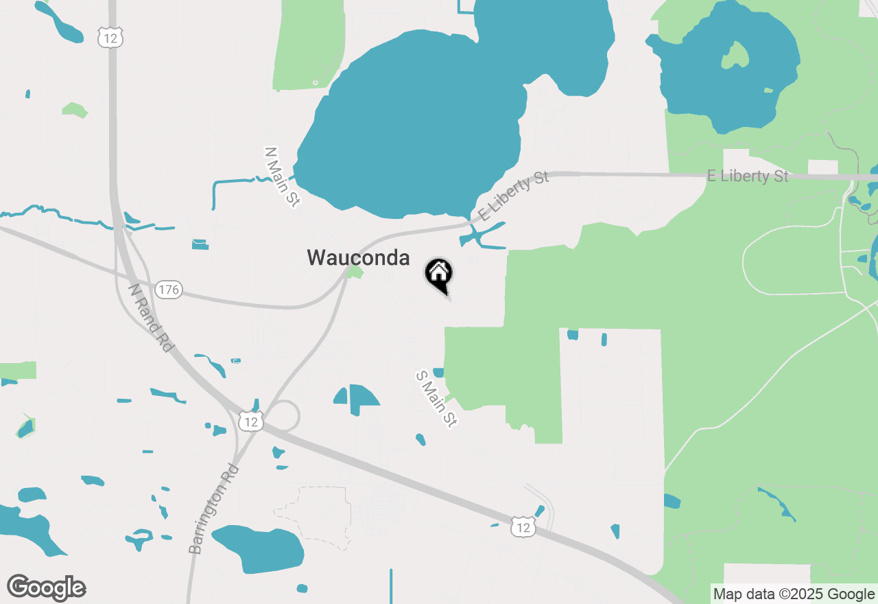 Map of 25721 W Lakeview Avenue, Wauconda, IL 60084