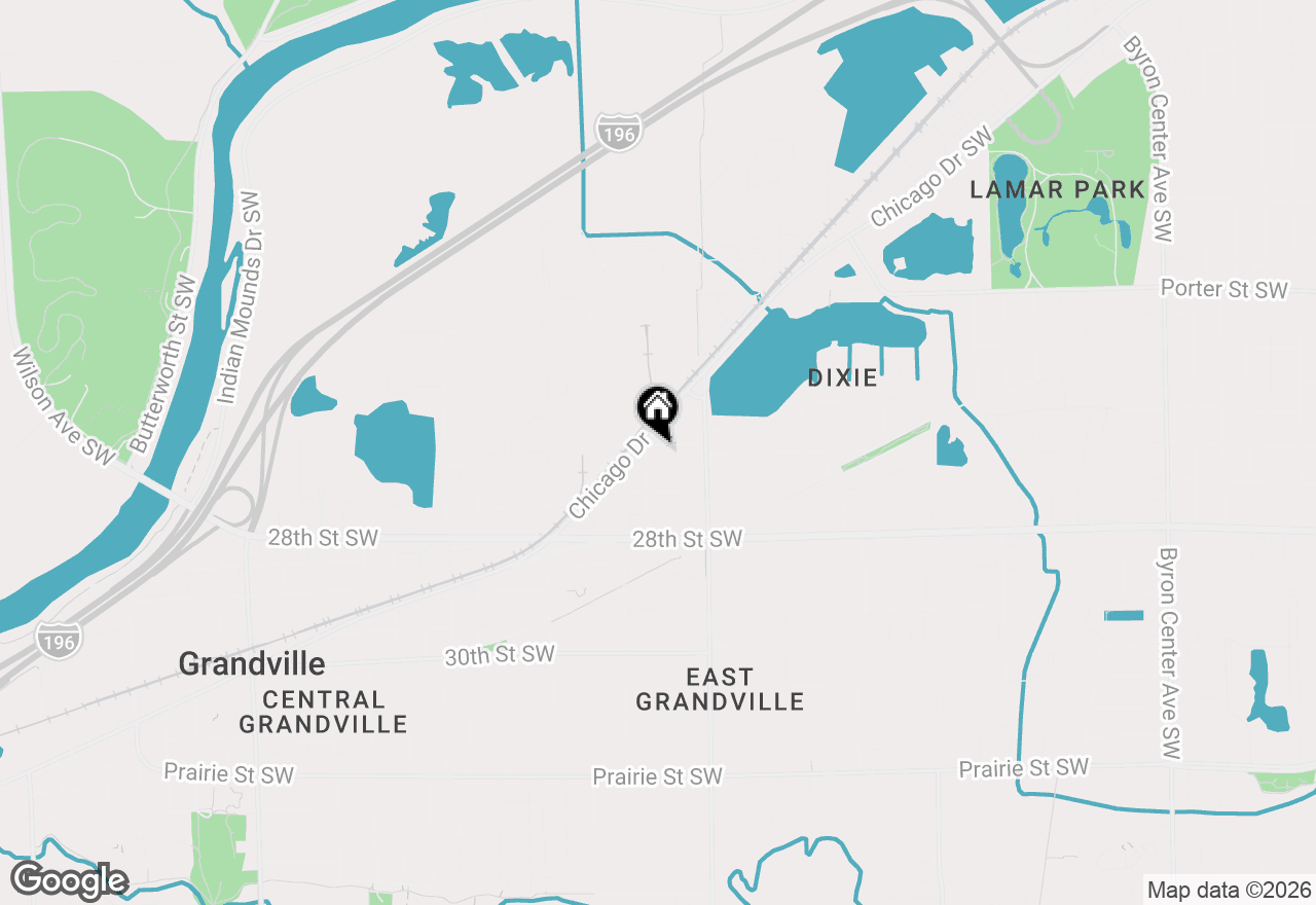 Map of 3276 Lombard Street Sw, Grandville, MI 49418