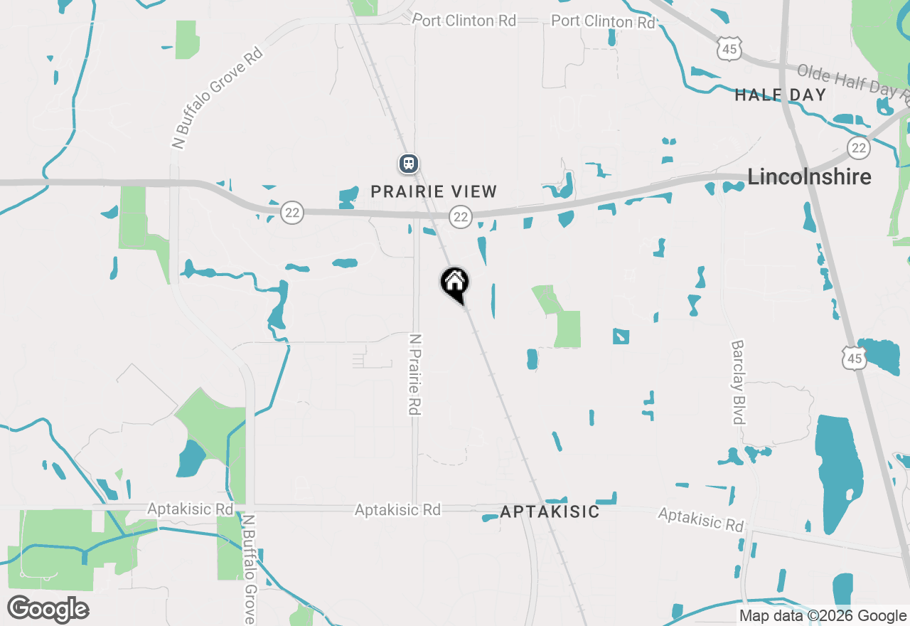 Map of 2188 Avalon Drive, Buffalo Grove, IL 60089