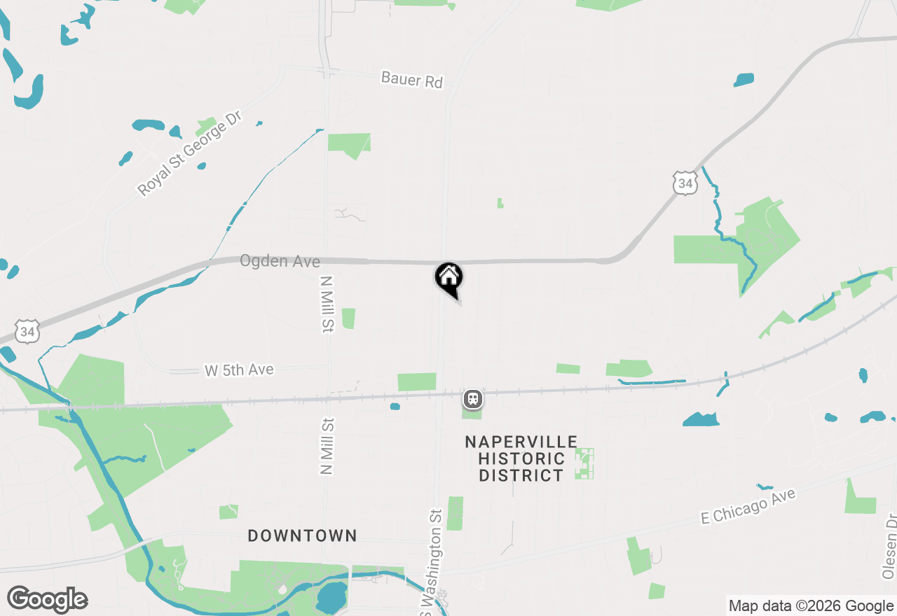 Map of (Address confidential), Naperville, Illinois 60540