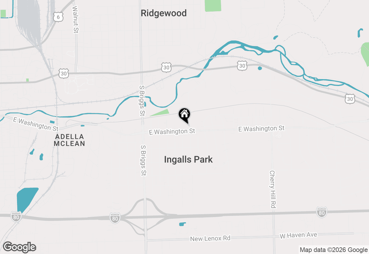 Map of 16 Anderson Avenue, Joliet, IL 60433