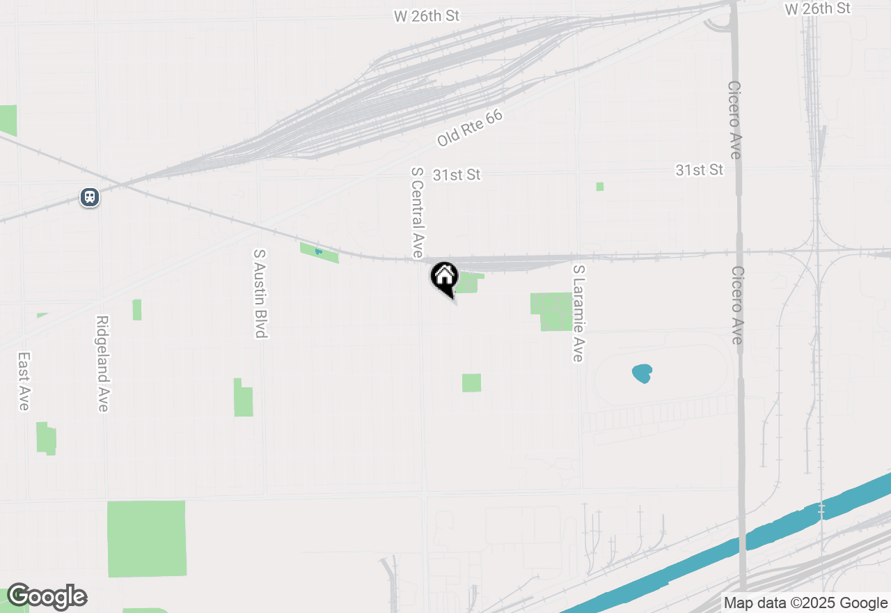 Map of 3411 S 55th Court, Cicero, IL 60804