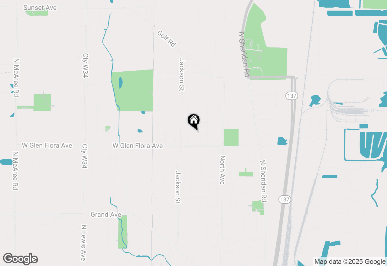 Map of 1335 Chestnut Street, Waukegan, IL 60085