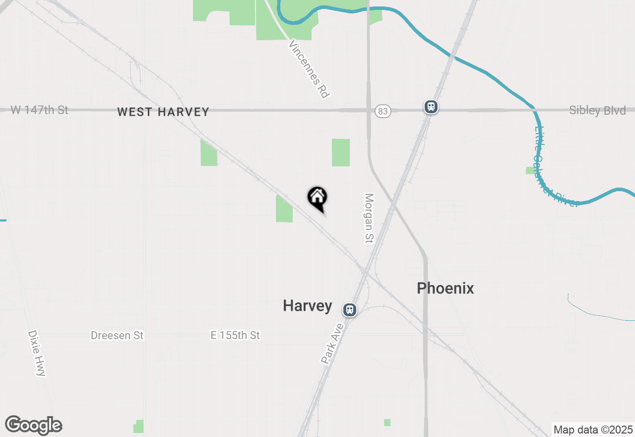 Map of 173 E 151st Street, Harvey, IL 60426